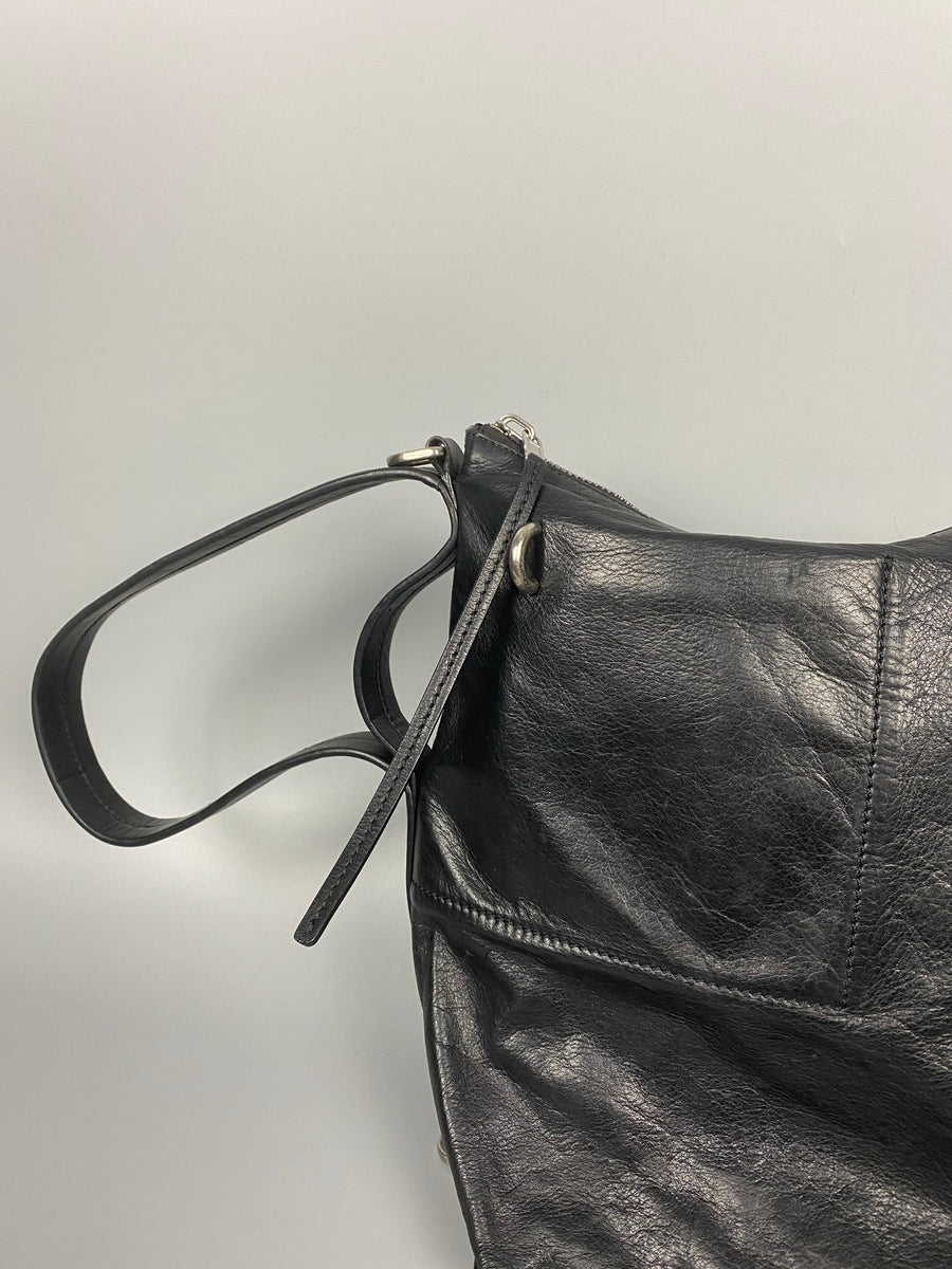 rick owens bucket leather bag 黒 Rick Owens Bucket Bag in Black for Men | Lyst