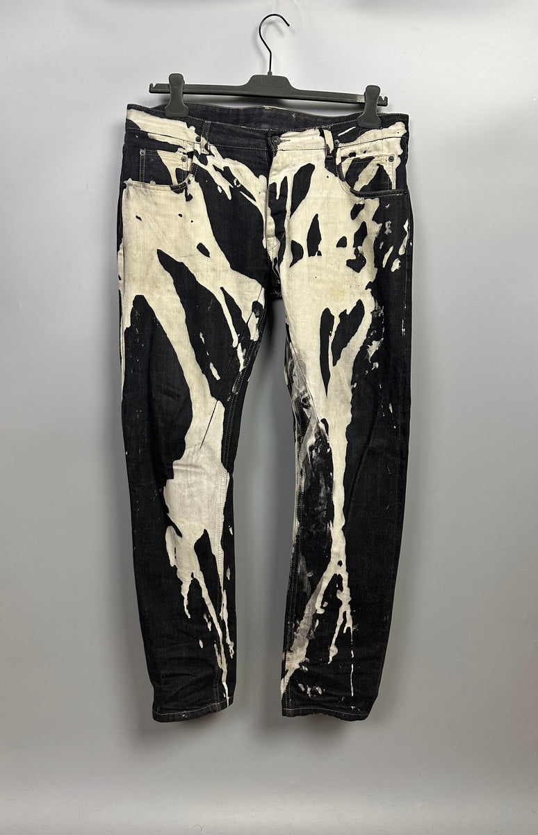 DRKSHDW Bleach Vomit Detroit Cut Denim – SHOPTHROAT.COM