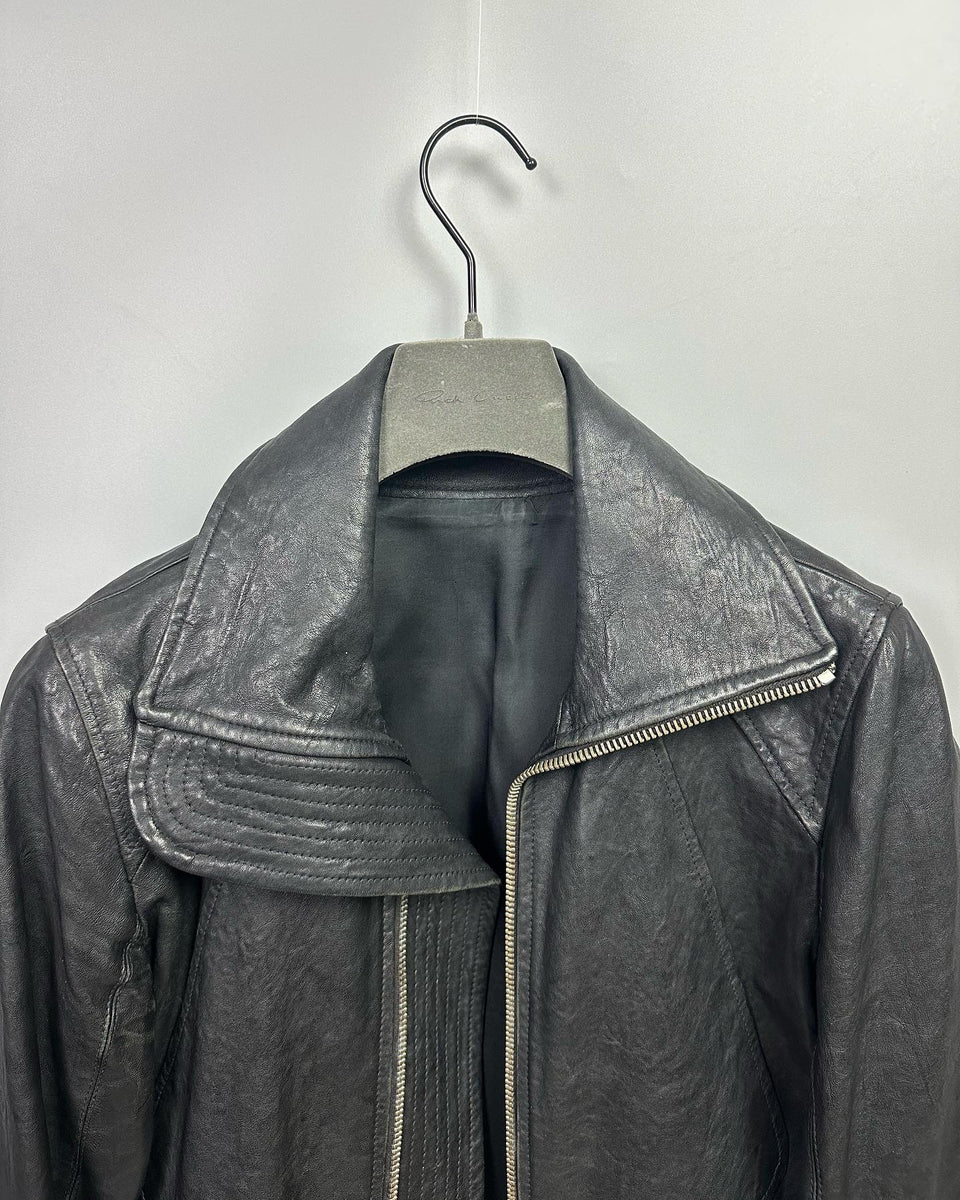 FW09 'CRUST' Hammered Lamb High Neck Intarsia Jacket – SHOPTHROAT.COM