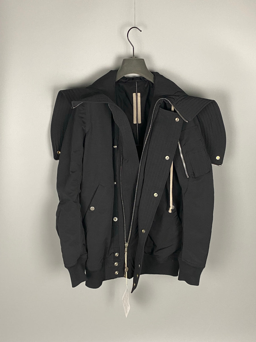 ジャケット・アウター Rick Owens GEO HARNESS BOMBER 17SS Rick Owens GEO HARNESS BOMBER 17SS