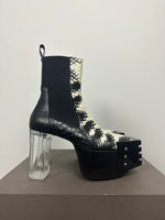 SS22 ‘FOGACHINE’ Python Grolled Kiss Boots