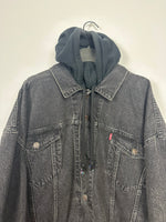 SS17 Levis Hooded Denim Jacket