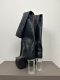 FW23 ‘LUXOR’ Thigh High Flared Grill Kiss Boots