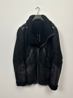 FW17 ‘GLITTER’ Lamb Shearling Geo Jacket