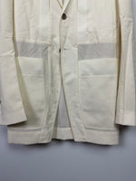 SS22 ‘FOGACHINE’ Zanlight Wool Sheer Blazer