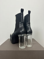 SS22 ‘FOGACHINE’ Python Grolled Kiss Boots