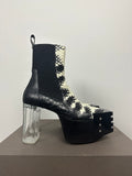 SS22 ‘FOGACHINE’ Python Grolled Kiss Boots