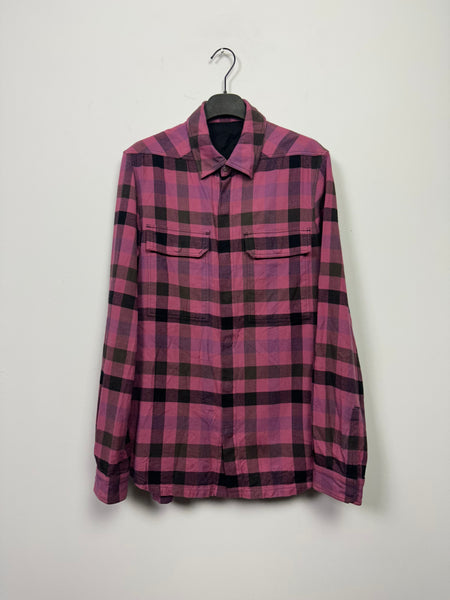 SS23 ‘EDFU’ Pink Plaid Overshirt