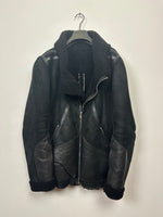 FW17 ‘GLITTER’ Lamb Shearling Geo Jacket