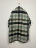 FW22 ‘STROBE’ Pearl Plaid Jumbo Overshirt