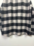 FW25 ‘CONCORDIANS’ Black/White Wool Plaid Overshirt