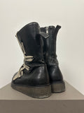SS20 ‘TECUATL’ Megalace Pentalace Crepe Sole Boots