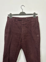FW20 ‘PERFORMA’ Corduroy Cropped Trousers