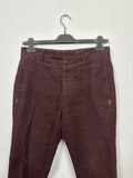 FW20 ‘PERFORMA’ Corduroy Cropped Trousers