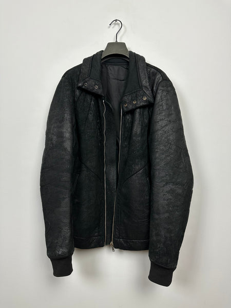 FW08 ‘STAG’ Neoblister Intarsia Leather Jacket