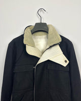 FW08 ‘STAG’ Shearling Wool Biker Jacket