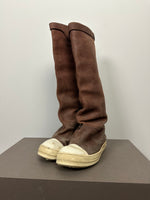 FW14 ‘MOODY’ Reverse Leather Elephant Boots