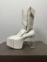 SS22 ‘FOGACHINE’ Beveled Motokiss Boots