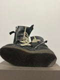 SS20 ‘TECUATL’ Megalace Pentalace Crepe Sole Boots