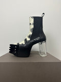SS22 ‘FOGACHINE’ Python Grolled Kiss Boots