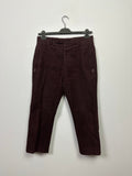 FW20 ‘PERFORMA’ Corduroy Cropped Trousers
