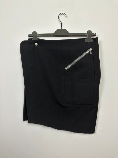 FW22 ‘STROBE’ Wool Cargo Skirt/Bag
