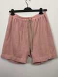 DRKSHDW Faded Pink Trucker Shorts