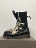 SS20 ‘TECUATL’ Megalace Pentalace Crepe Sole Boots