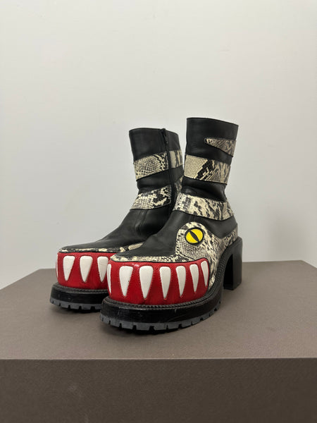 Hyper Glam Snake Boots