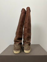 FW14 ‘MOODY’ Reverse Leather Elephant Boots