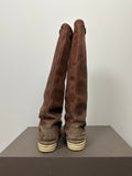 FW14 ‘MOODY’ Reverse Leather Elephant Boots