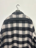 FW25 ‘CONCORDIANS’ Black/White Wool Plaid Overshirt
