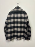 FW25 ‘CONCORDIANS’ Black/White Wool Plaid Overshirt