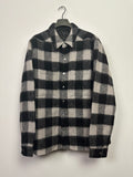 FW25 ‘CONCORDIANS’ Black/White Wool Plaid Overshirt