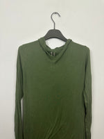 FW21 ‘GETHSEMANE’ Green Micro Rib Hoodie
