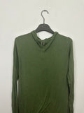 FW21 ‘GETHSEMANE’ Green Micro Rib Hoodie