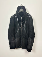 FW17 ‘GLITTER’ Lamb Shearling Geo Jacket