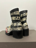 Hyper Glam Snake Boots