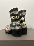 Hyper Glam Snake Boots