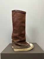 FW14 ‘MOODY’ Reverse Leather Elephant Boots