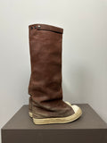 FW14 ‘MOODY’ Reverse Leather Elephant Boots