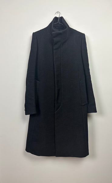 OM/2658B-IN SURFACE/10 Dead-end High Neck Longcoat