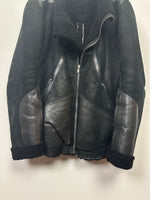 FW17 ‘GLITTER’ Lamb Shearling Geo Jacket