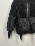 FW22 ‘STROBE’ Lamb Shearling Collage Bomber
