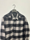 FW25 ‘CONCORDIANS’ Black/White Wool Plaid Overshirt