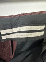FW20 ‘PERFORMA’ Corduroy Cropped Trousers