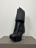 FW23 ‘LUXOR’ Thigh High Flared Grill Kiss Boots