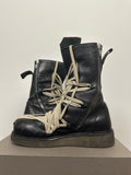 SS20 ‘TECUATL’ Megalace Pentalace Crepe Sole Boots