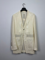 SS22 ‘FOGACHINE’ Zanlight Wool Sheer Blazer