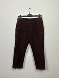 FW20 ‘PERFORMA’ Corduroy Cropped Trousers